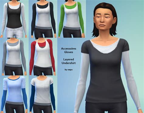 sims 4 layering accessories. . Sims 4 undershirt accessory cc